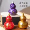 Adorno de Calabaza Alimentado por Energía Solar para Atraer Riqueza y Aliviar el Estrés, Regalo Creativo para Escritorio de Oficina, Decoración Propicia para la Entrada, Objeto Pequeño Cultural y Creativo