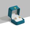 Caja de Joyería para Pendientes de Corona Redondeada Pendientes Listos Caja de Empaque para Pendientes Caja de Empaque para Joyería de Cuero PU para Cintura Caja de Joyería