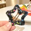Presilha de Cabelo Fofa Estrela Feita à Mão Colorida Pontilhada Lã Moda Doce Cabelo Solto BB Clip Acessórios de Cabelo Outono e Inverno