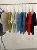 Camiseta de Punto de Manga Corta con Cuello Polo, Ajuste Holgado, Estilo Minimalista de Verano, Relajante y Adelgazante para Mujer