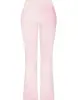 2026 Moda Nuevo Conjunto Rosa con Estampado de Leopardo para Mujer Estilo Callejero Sudadera con Capucha y Cremallera con Pantalones Acampanados con Cordón