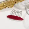 Grampo de Cabelo Acetato Estilo Coreano com Laço e Design de Coroa Alta Fofa para Arrumar Fios Soltos, Grampo Elegante e Gracioso
