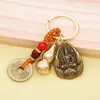 Llavero de latón con forma de calabaza del zodíaco de los doce santos patronos, imitación de cobre, Benmingfo, cinco emperadores, colgante de dinero, fabricantes al por mayor