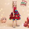 Amazon Wish Vestido Nuevo para Niñas Sin Mangas Mariposa Grande Malla Colorida Vestido Puff Vestido de Navidad Vestido de Princesa