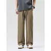 Ropa para Hombre Fengshe / 2026 Primavera y Otoño Nuevos Pantalones Anchos Sueltos Estilo Americano Pantalones Casuales Delgados de Secado Rápido