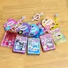 Llavero creativo de acrílico con arena líquida Sanrio Happy Park, colgante para bolso, decoración, pequeño regalo