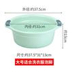 Lavabo Doméstico Engrosado para Adultos de Plástico, Tina de Lavandería con Doble Asa, Baño de Pies para Bebé, Fregadero de Cocina, Lavabo de Plástico