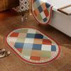 Alfombrillas de Piso de Barro Diatómico Simples, Alfombrillas de Piso para Baño del Hogar, Alfombrillas de Piso Absorbentes, Alfombrillas de Piso Antideslizantes para Puerta de Baño y WC