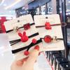 Cuerda para el cabello para niños, estilo coreano, nueva cuerda para el cabello, banda de goma para el cabello sin dañarlo, anillo para el cabello de alta elasticidad, lindos accesorios para el cabello