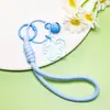 Llavero Acrílico de Estrella de Cinco Puntas con Cordón Color Caramelo Encanto para Estuche de Auriculares Decoración Fresca para Empaque de Bolsas de Pareja