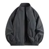 Chaqueta de Otoño Transfronteriza Marca de Moda para Hombre Cálida Transpirable Gama Alta Cuello Alto Simple Versátil Nueva Tendencia en Chaquetas para Hombre