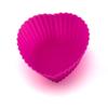 Molde de silicona para hornear pasteles, tartas, pudines y gelatina, con forma de corazón de 7 cm y 8 g de grosor, ideal para hacer tú mismo.
