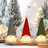Duende Luminoso de Navidad Enano Sin Rostro Muñeco Sentado con Luz Producto Nuevo Muñeco de Anciano Sin Rostro Adornos de Ambiente