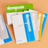 Cuaderno A5 simple de tapa blanda 32 páginas de grosor para estudiantes cuaderno 32K bloc de notas para reuniones de oficina papelería al por mayor