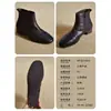 Botas Martin Retro de Punta Redonda con Suela Plana para Mujer 2026 Nuevo Estilo Suela Suave Botas Adelgazantes Botines Casuales