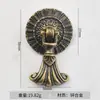 Estilo Pastoral Europeo Un Agujero Bronce Puerta de Gabinete Armario Manija Antigua Aleación de Zinc Manija Estilo Europeo Manija de Puerta