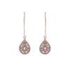Pendientes Vintage de Madera Desgastada Joyería de Oreja con Borla Étnica Pendientes Bohemios de Círculo Grande Accesorios de Amazon