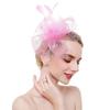 Amazon Hot Sale Halloween Novos Acessórios para Cabeça Festa Banquete Faixa de Cabeça Acessórios para Cabelo de Penas de Malha