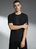 Camiseta de Manga Corta Fina de Exportación para Hombre de Verano, Ropa Fresca de Seda de Hielo de Secado Rápido, Camiseta de Manga Corta de Marca de Moda Popular de Venta Transfronteriza para Hombre