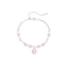 BaObAo Design Original Prata 925 Cristal em Pó Pérola Prata Quebrada Pêssego Pulseira Feminina DIY Pulseira de Alta Qualidade