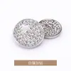 Hebilla de Diamante Estrella de Cinco Puntas Metal Lana Abrigo Chaqueta Traje Hebilla Formal Botón Botón Botón Jinda Accesorios de Ropa