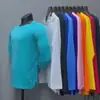 Camiseta Deportiva Americana para Hombre Ropa de Entrenamiento de Secado Rápido Ropa de Fitness Otoño e Invierno Delgada Holgada Casual Transpirable para Correr Mangas Largas