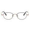 Gafas Miu Ultraligeras Titanio Puro 98223 Montura Ovalada Pequeña 47 Mujer Joven Redonda Pura Fresca Alto Ajuste Número de Altura