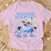 Camiseta Kpop Cazador de Demonios Verano Nuevo Patrón de Tigre HD Camiseta Transpirable para Hombre y Mujer Cuello Redondo Casual Top Suave