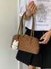 Yuezhi 2026 Verano Nueva Moda Lunares Un Hombro Axila Bolso de Mano Bolso Boston Bolso Tote Pequeño Bolso Almohada