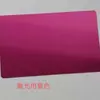 Chapa de alumínio cor metal/cartão de visita com marcação a laser/material de depuração para gravação/máquina de fibra óptica de liga de alumínio e magnésio 50 folhas