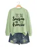 Amazon Ebay Sitio Independiente Personalizado Casual Tistheseasontobe Sudadera para Mujer Al por Mayor