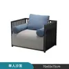 Nuevo Sofá con Asientos de Cabina Estilo Chino, Mesas y Sillas para Casa de Té, Sofá para Habitación Privada de Hotel/Casa de Huéspedes, Juego de Sofá de Hierro Forjado para Restaurante de Té, Asiento Doble