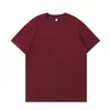 Camiseta de algodón 100% de color liso, cuello redondo, manga corta para mujer, nuevo estilo de verano, capa base versátil, venta al por mayor y envío transfronterizo