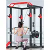 Rack de dominadas Gimnasio en casa Bastidor multifuncional para sentadillas Bastidor para barra de pesas Bastidor para press de banca Combinación de equipo