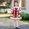 Vestido de Princesa para Meninas Lolita Vestido de Verão 2025 Novo Vestido de Verão Infantil Fashion Vestido de Verão para Bebê