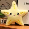 Almohada de Estrella de Mar de Dibujos Animados, Peluche Pequeño de Estrella Colorida, Adorno Colgante Pequeño, Muñeco, Accesorio para Fotos