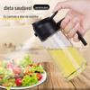 Frasco Spray Portátil Spray de Óleo e Despejo de Óleo Dois em Um Frasco Spray de Vidro para Cozinha Doméstica Frasco Spray Redutor de Gordura Artefato