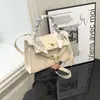 Bolso de Mano Kelly de Alta Gama con Patrón de Cocodrilo 2026 Nuevo de Moda Transfronterizo Charol Bolso para Mujer Hombro Único Cruzado Pequeño Cuadrado