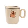 [Procesamiento y Personalización] Taza de Agua para Niños 304 de Acero Inoxidable Doméstica Anti-quemaduras Anticaídas Botella con Popote Taza para Beber Tesoro