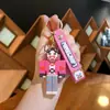 Llavero Creativo de Goma Suave para Minecraft Colgante Llavero Personaje Decoración de Coche Muñeco de Dibujos Animados Adorno Venta al por Mayor