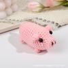 Outono e Inverno boneca criativa desenho animado animal fivela para pendurar no carro lã crochê feito à mão saco de presente ornamentos DIY atacado
