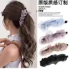 Grampo de Cabelo Banana Plissado de Rede Grande Fofo para Volume Capilar Presilha de Rabo de Cavalo para Parte de Trás da Cabeça Presilha para Meio Preso Novo Estilo Verão 2026