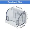 Soporte de maquinilla de afeitar para pared sin perforaciones Estante de almacenamiento para baño Soporte para maquinilla de afeitar Soporte para cepillo de dientes eléctrico Hogar