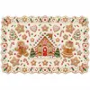 2027 Nuevo Mantel Individual de Encaje Navideño Mantel Hueco Decoración de Mesa Festiva Accesorios para el Hogar