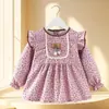 Bata para Bebê Outono e Inverno Impermeável Anti-Sujeira Vestimenta Reversa Babador para Comer de Menina Roupa Protetora Infantil com Bolso para Arroz