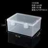 Caja Rectangular Vacía de PP con Doble Hebilla Caja de Almacenamiento de Plástico Transparente con Tapa Caja de Exhibición de Muestras Caja para Joyas Juego de Té