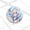 Insignia láser Beng Bad 58-75 mm Insignia de anime Broche de dibujos animados Barra Millet