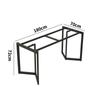 Suporte de Pé de Mesa Simples em Forma de T para Prancha de Rocha Pé de Mesa Pé de Mesa Pé de Mesa Pé de Mesa de Chá Pé de Mesa de Jantar de Metal Pé de Barra