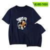 Nueva camiseta periférica Hunter Sizzo de tiempo completo, tendencia urbana, camiseta de verano de cuello redondo y manga corta, estilo holgado para parejas.