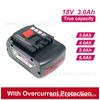 Substituição para Bateria Bosch 18V3000Mah Bateria para Ferramentas Elétricas Furadeira de Impacto Chave Inglesa Elétrica Conjunto de Lítio